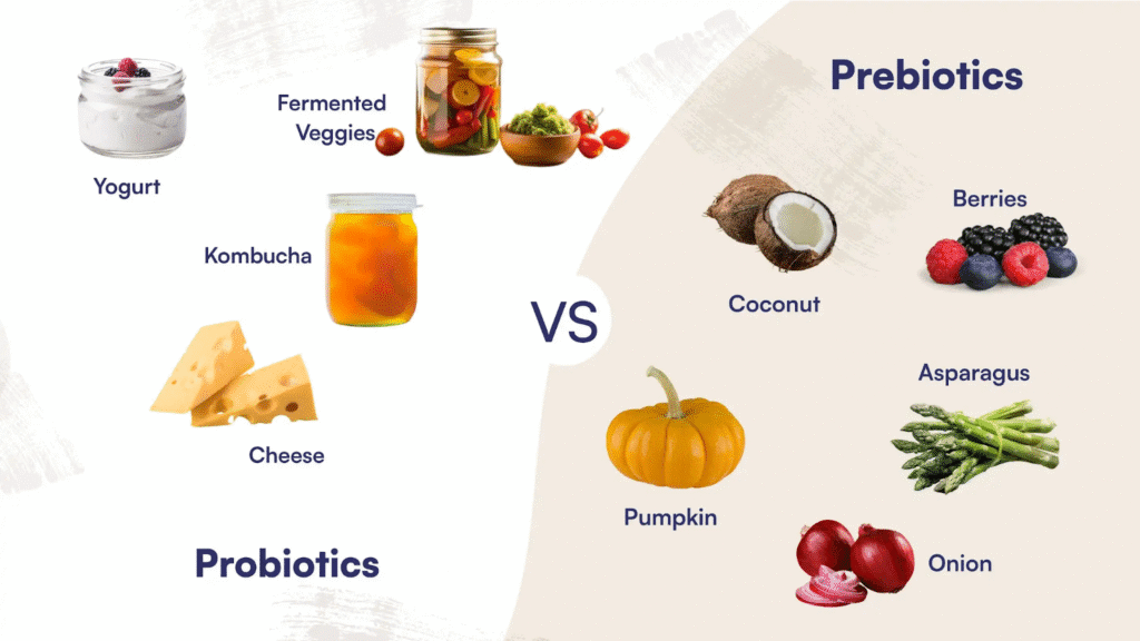 Probiotic and  Prebiotic Foods for Immunity
