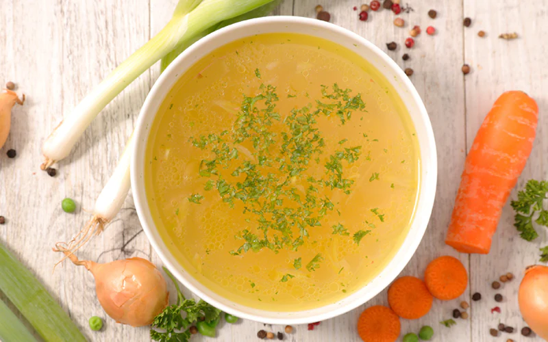 Bone Broth and Collagen-Rich Foods