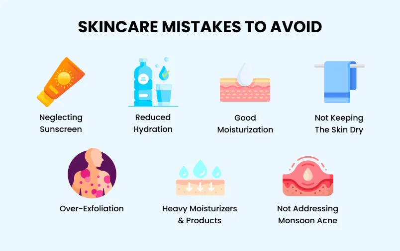 Common Skincare Mistakes to avoid