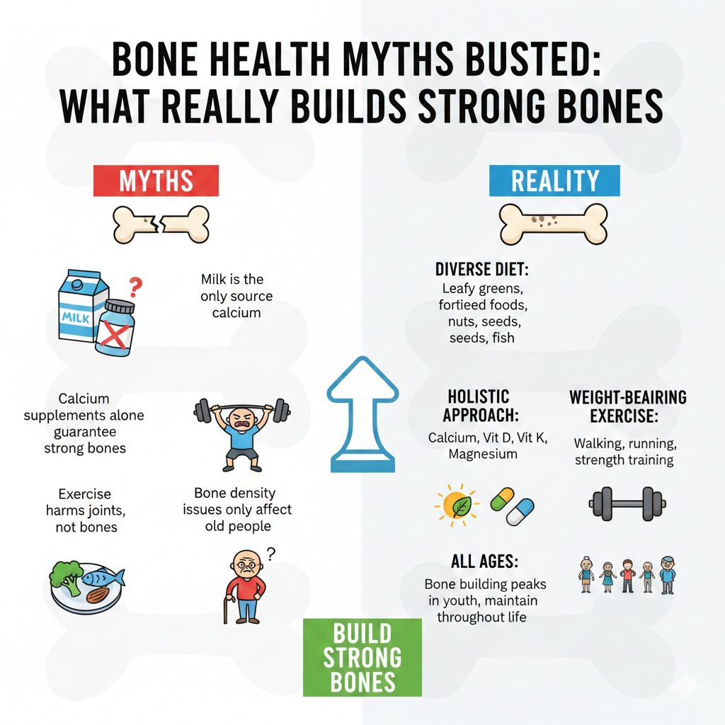 Bone Health Myths Busted: What Really Builds Strong Bones