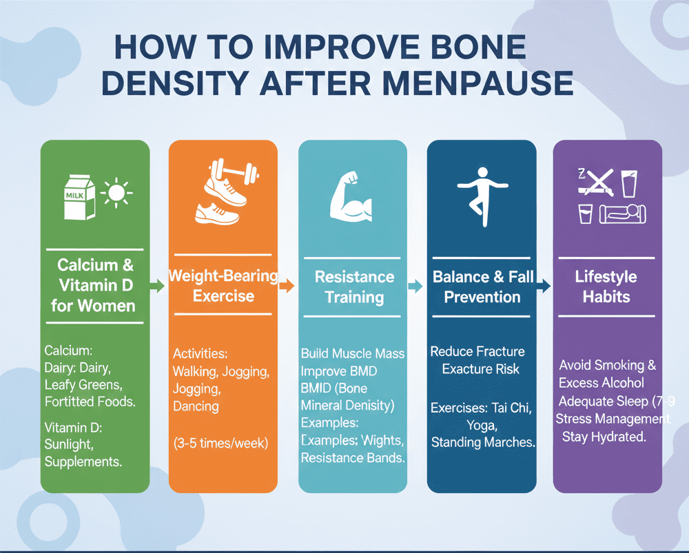 How to Improve Bone Density After Menopause