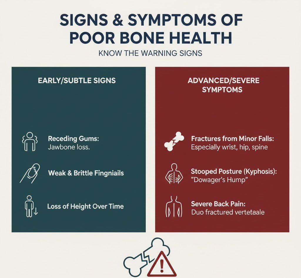 Signs and Symptoms of Poor Bone Health