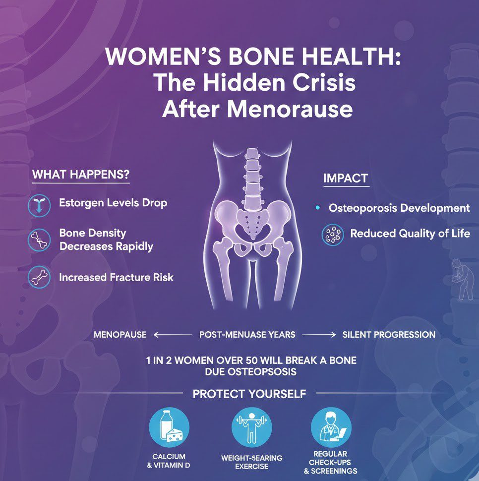 Women’s Bone Health: The Hidden Crisis After Menopause