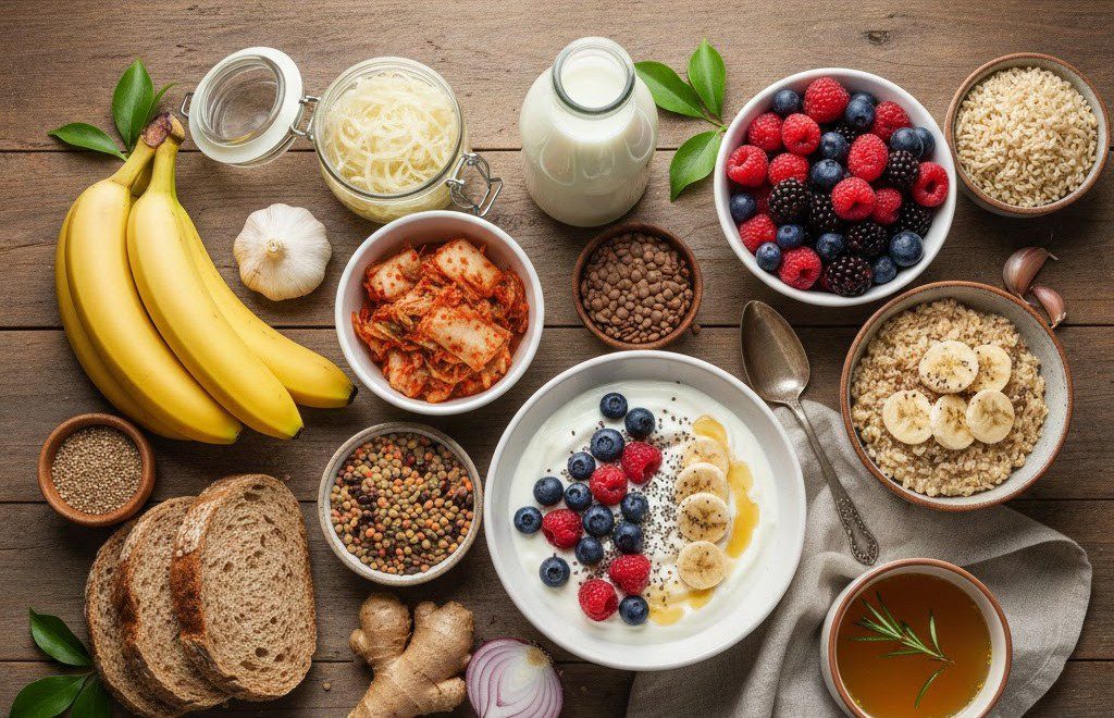 10 Best Everyday Foods for a Healthy Gut & Boost Digestion 