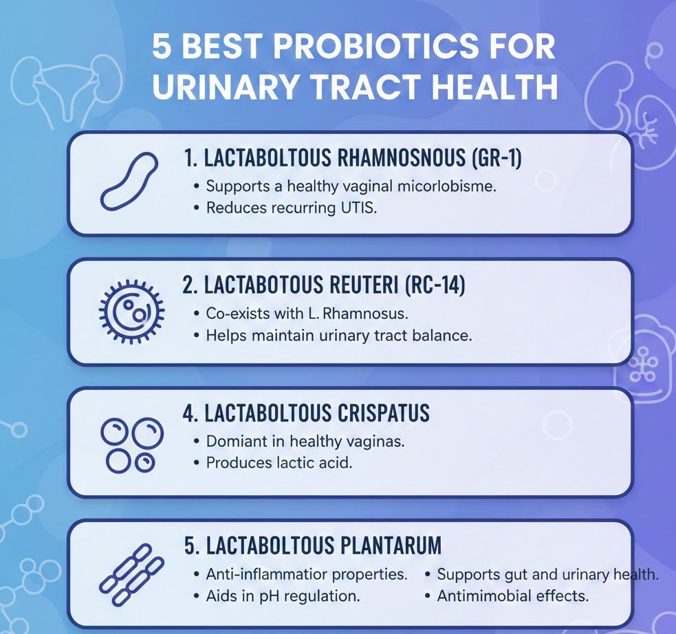 5 Best Probiotics for Urinary Tract Health