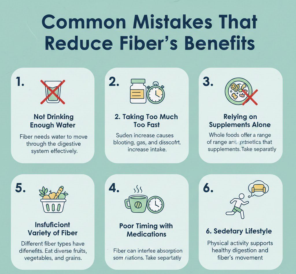 Common Mistakes That Reduce Fiber’s Benefits