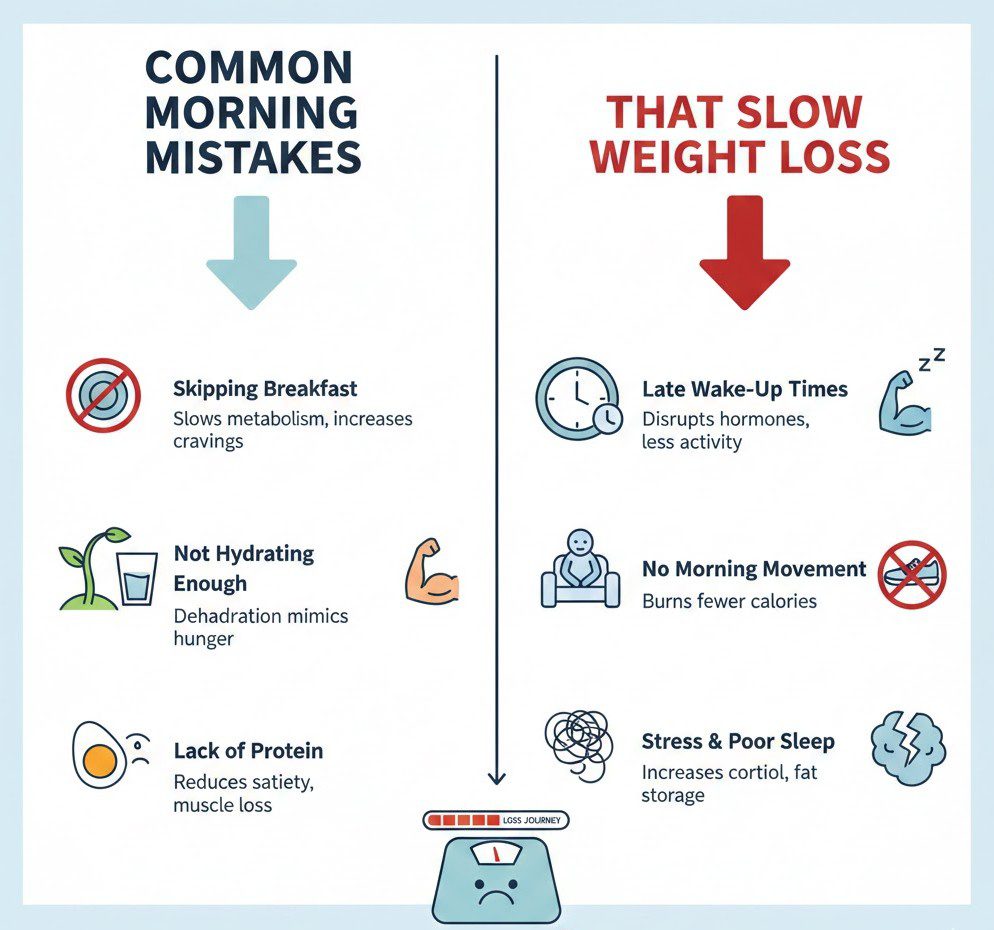 Common Morning Mistakes That Slow Weight Loss