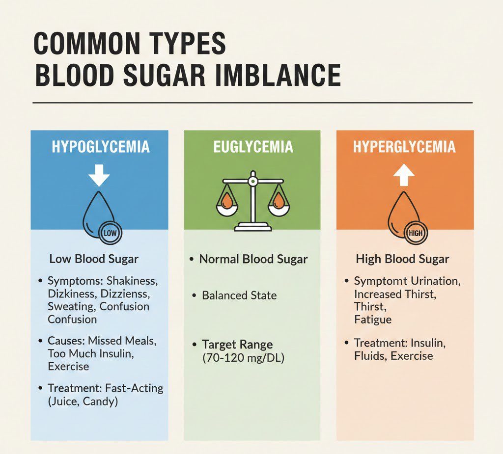 Common Types of Blood Sugar Imbalance