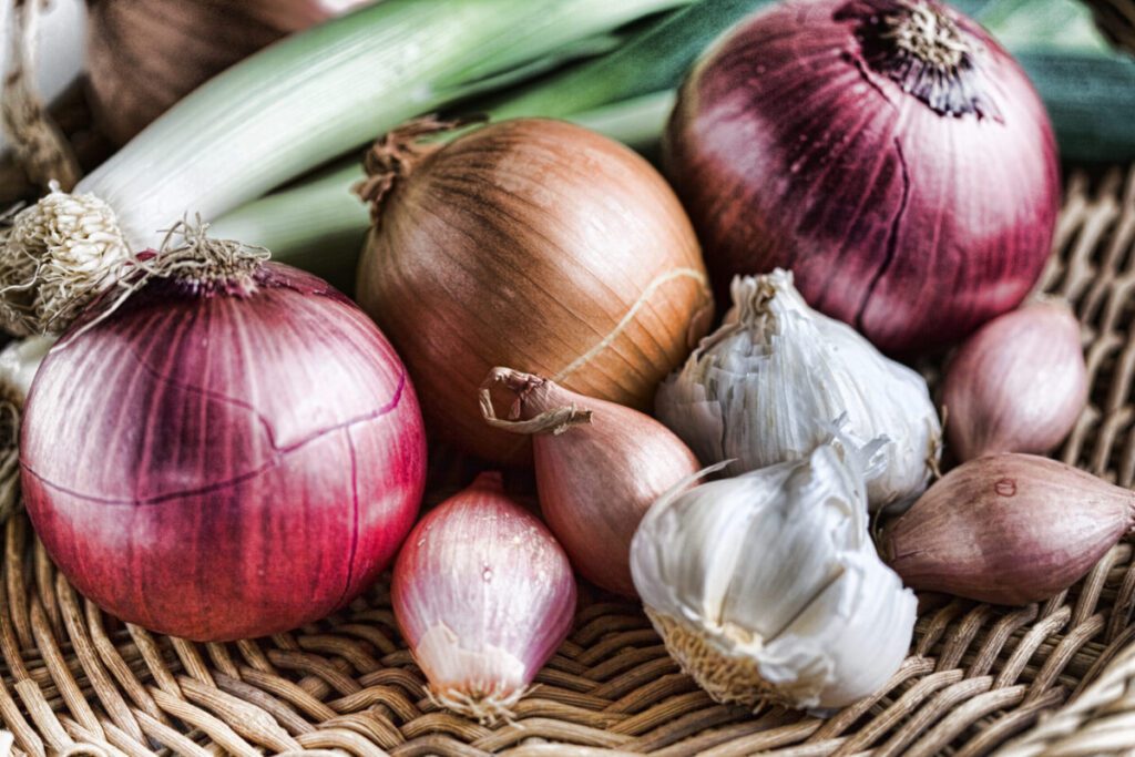 Garlic, Onions, and Leeks