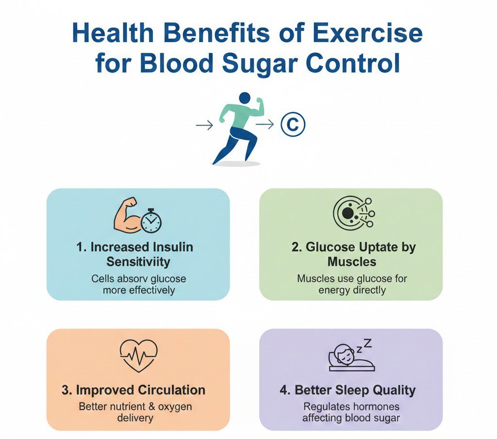 Health Benefits of Exercise for Blood Sugar Control