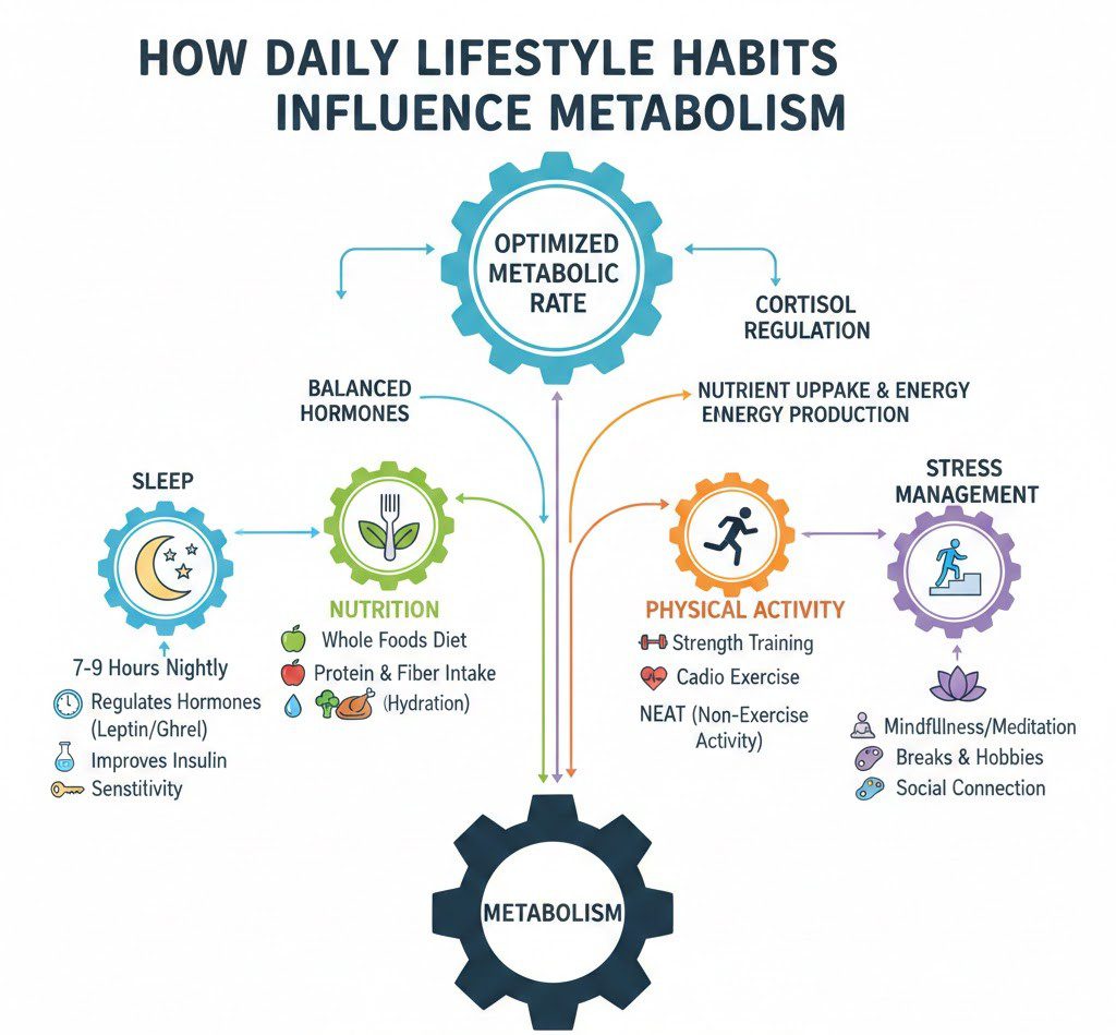 How Daily Lifestyle Habits Influence Metabolism