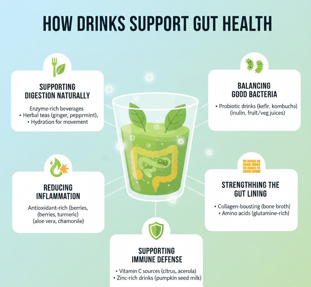 How Drinks Support Gut Health