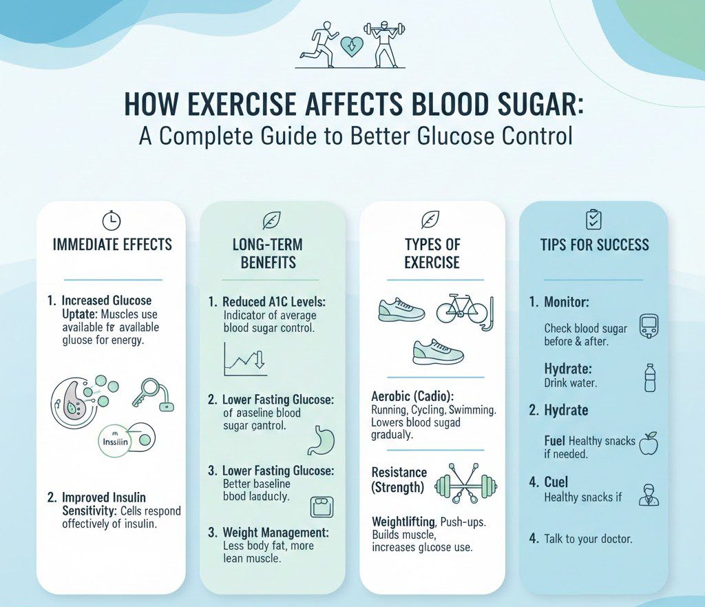 How Exercise Affects Blood Sugar: A Complete Guide to Better Glucose Control