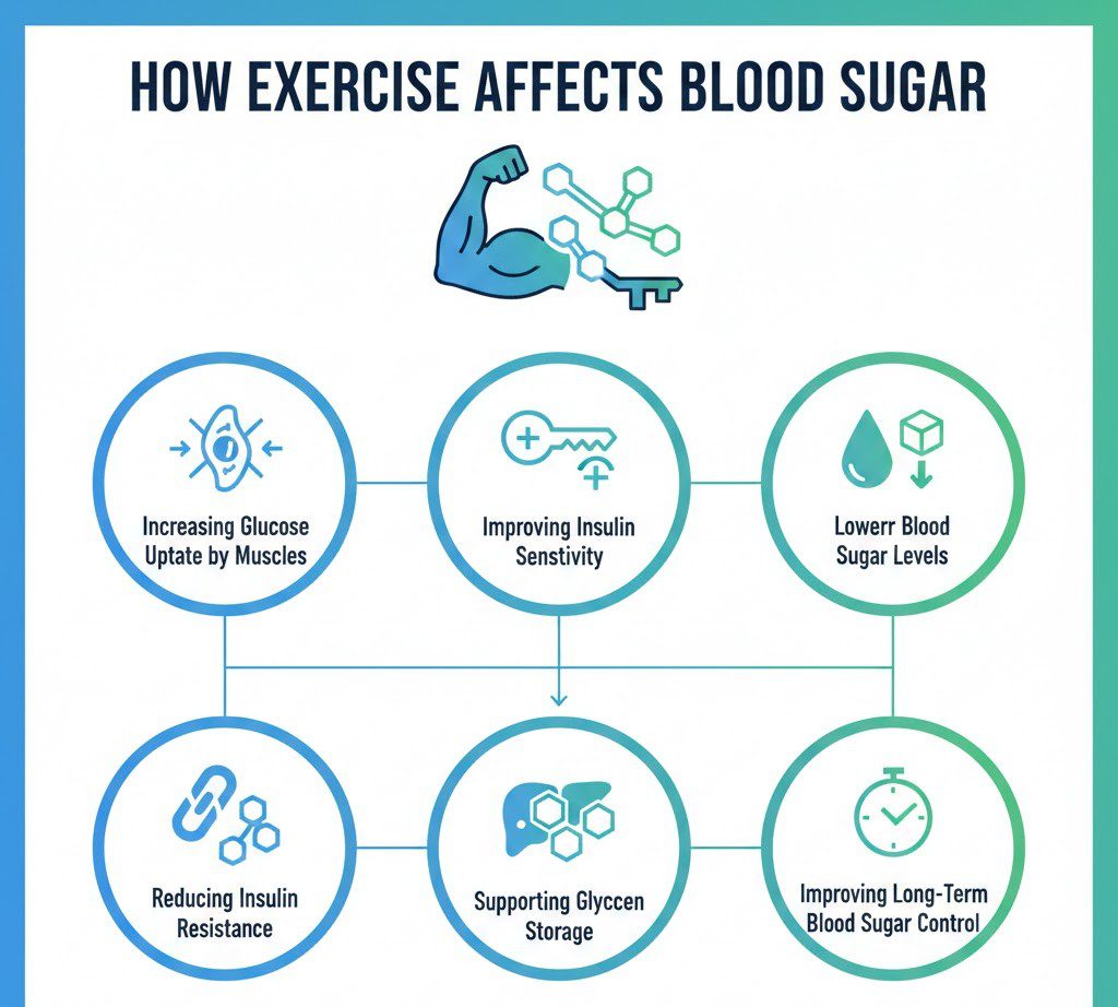 How Exercise Affects Blood Sugar