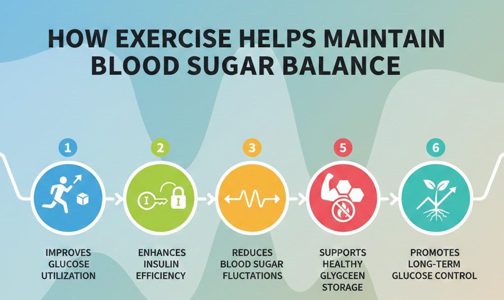 How Exercise Helps Maintain Blood Sugar Balance