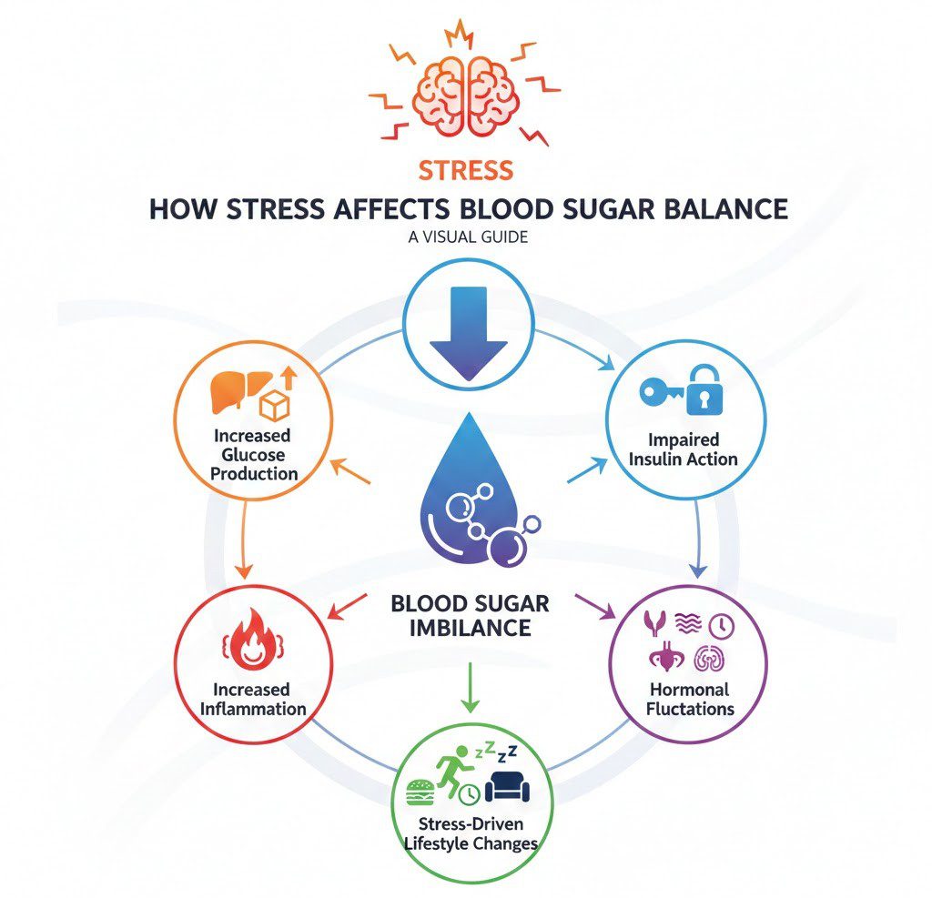 How Stress Affects Blood Sugar Balance