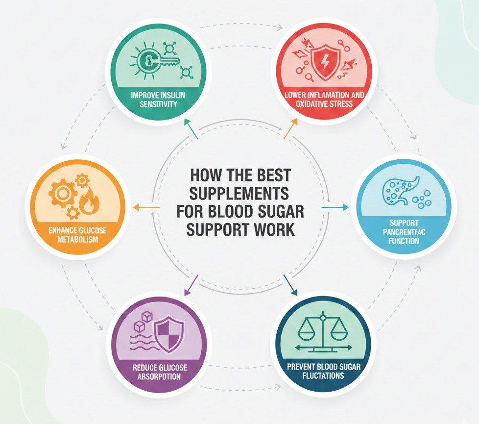 How the Best Supplements for Blood Sugar Support Work