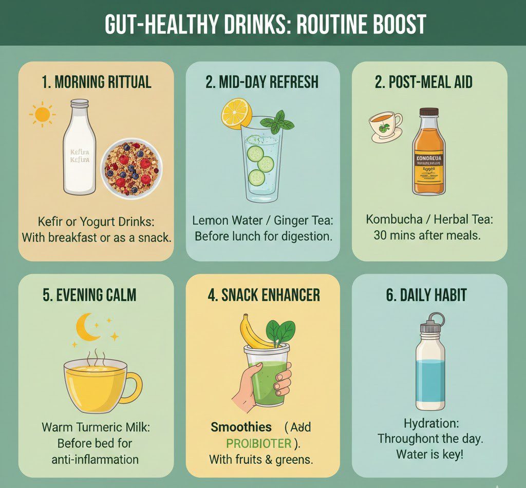 How to Add These Gut Healthy Drinks to Your Routine