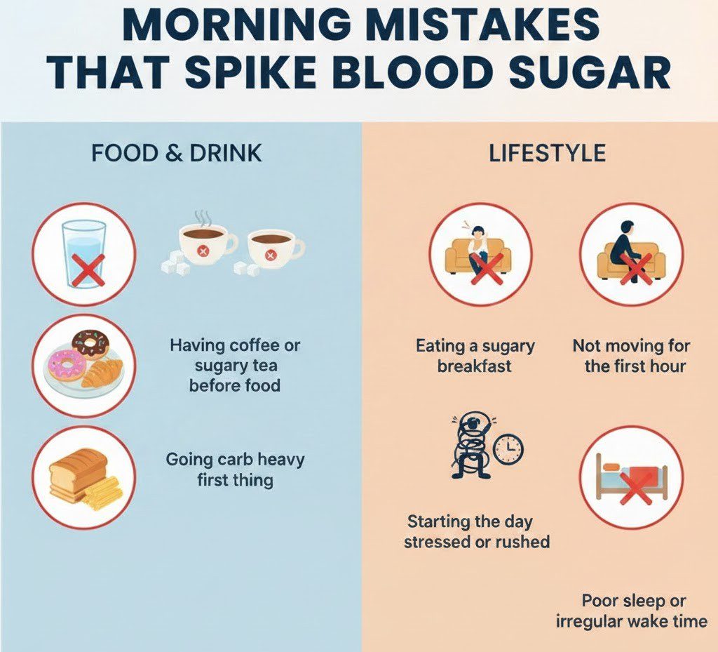 Morning Mistakes That Spike Blood Sugar