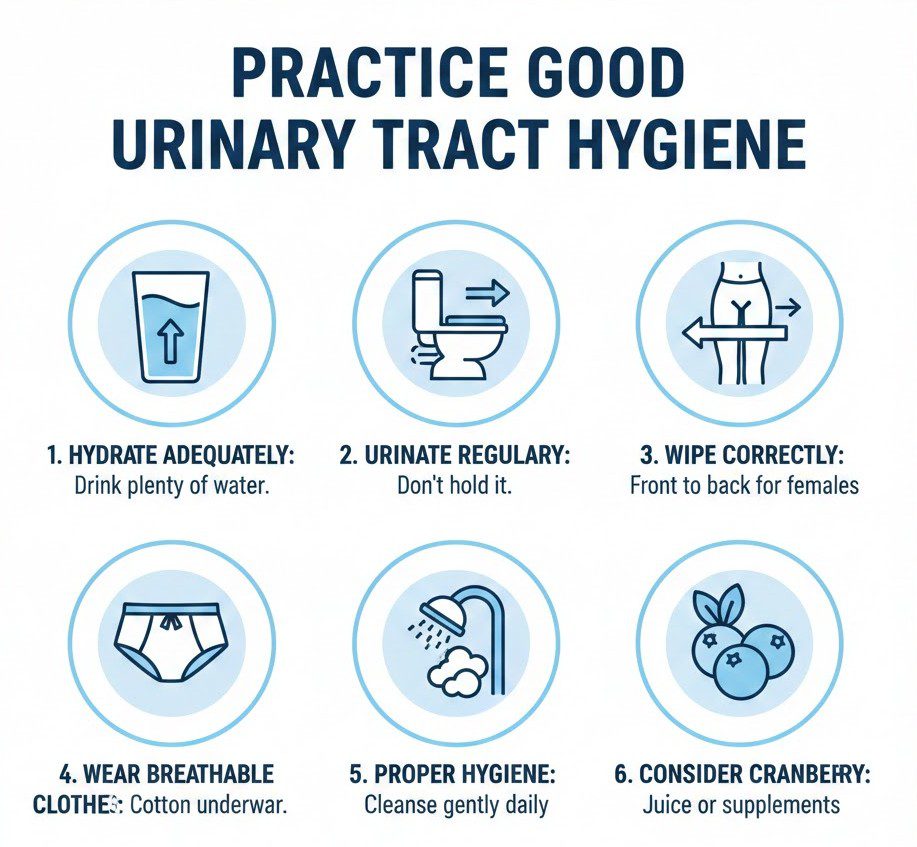 Practice Good Urinary Tract Hygiene