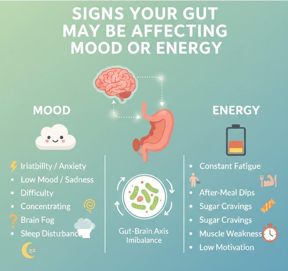 Signs Your Gut May Be Affecting Mood or Energy