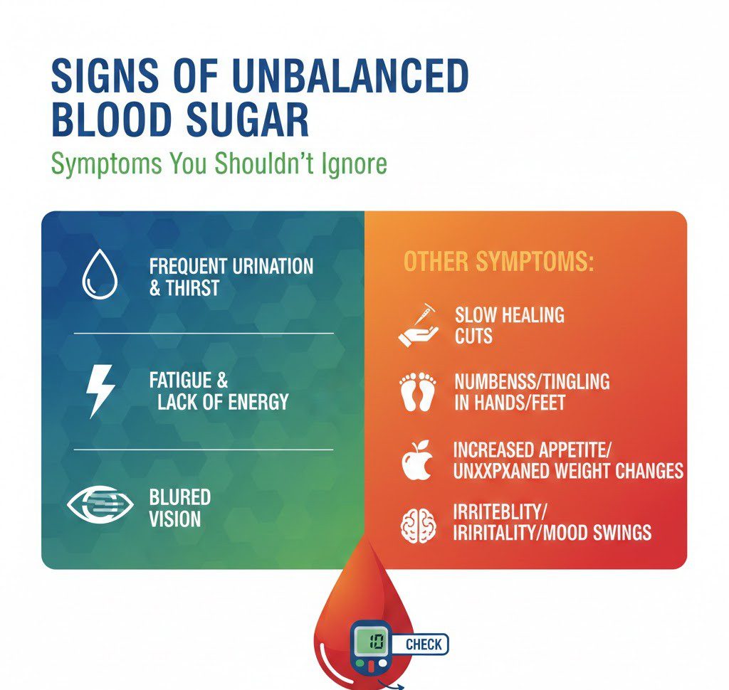 Signs of Unbalanced Blood Sugar: Symptoms You Shouldn’t Ignore