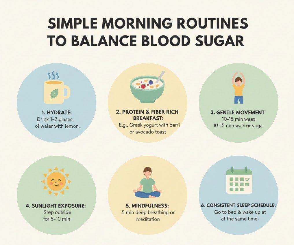 Simple Morning Routines to Balance Blood Sugar