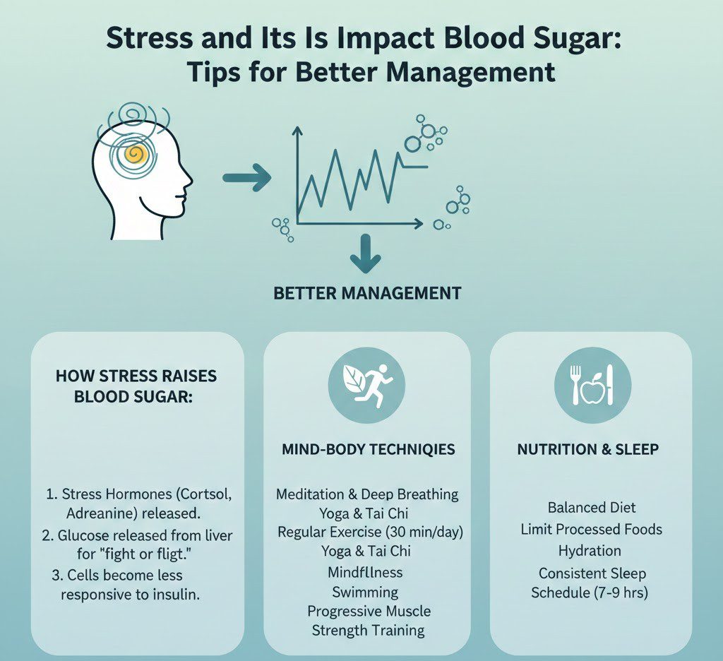 Stress and Its Impact on Blood Sugar: Tips for Better Management