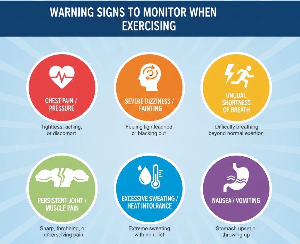 Warning Signs to Monitor When Exercising
