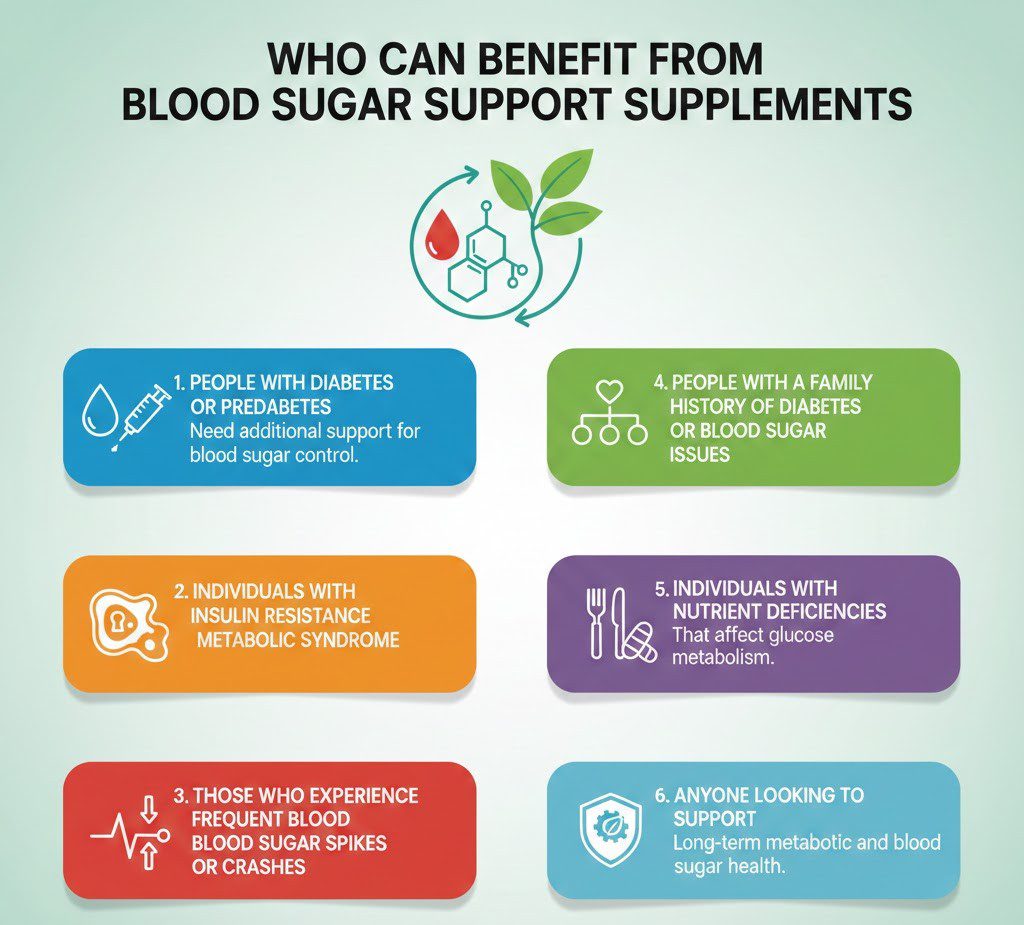 Who Can Benefit from Blood Sugar Support Supplements