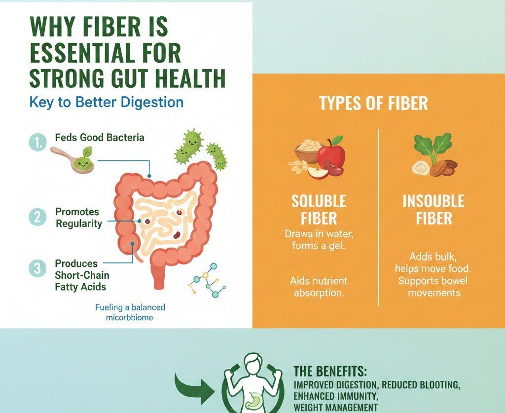 Why Fiber Is Essential for Strong Gut Health: Key to Better Digestion