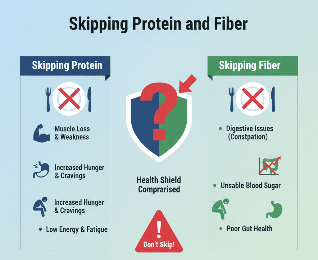 Skipping Protein and Fiber